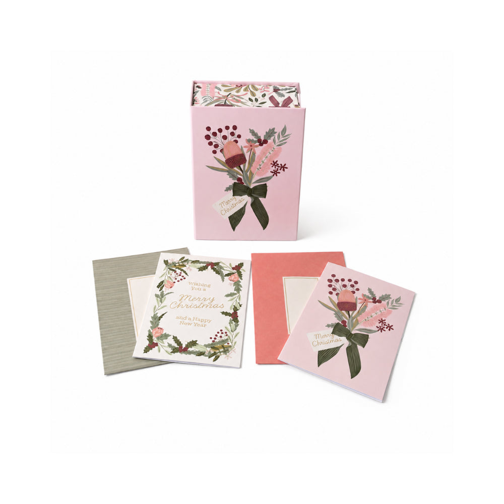 Christmas - Card Set 20 Pack - FOLIAGE